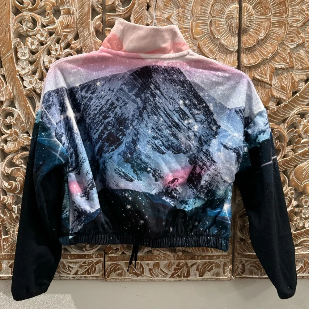 Justice Girls Pullover Sweatshirt, Zipper Collar-size S